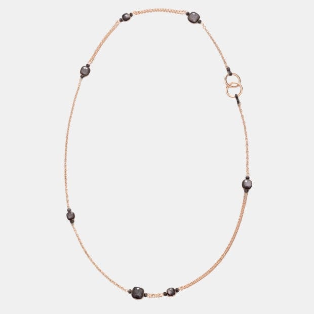 Collier Nudo Or Obsidiennes 60.5ct