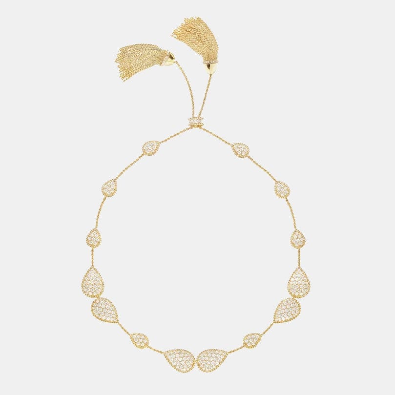 Collier Serpent Bohème Or jaune Diamant 10.84ct