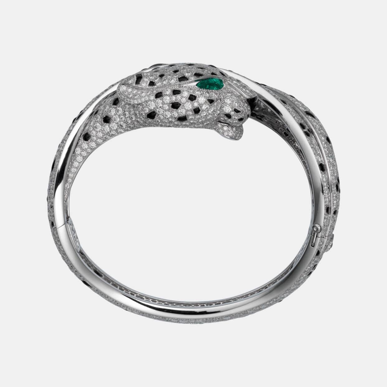 Bracelet Panthère Platine Diamant