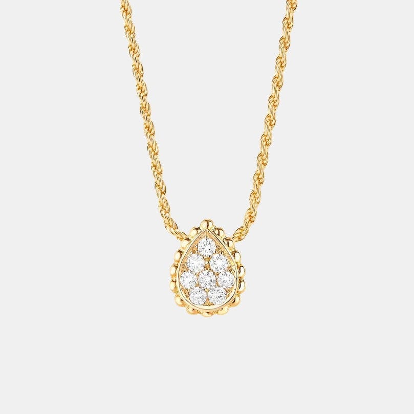 Pendentif Serpent Bohème Or jaune Diamant 0.13ct, motif XS