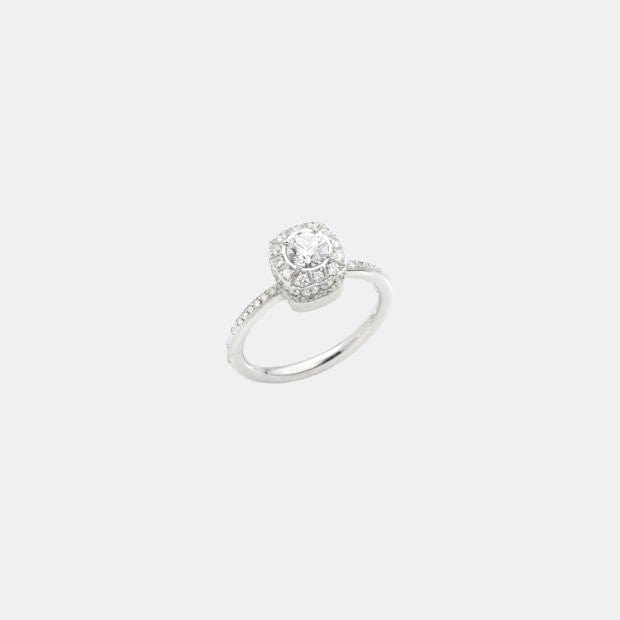 Bague Nudo Platine Diamant 0.5ct
