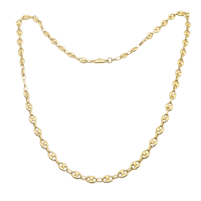 Collier Collier grain de café or jaune 58 Facettes