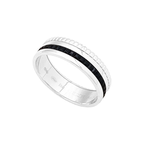 Bague 65 Boucheron Quatre Black Édition Small - Bague en or blanc 58 Facettes 35037