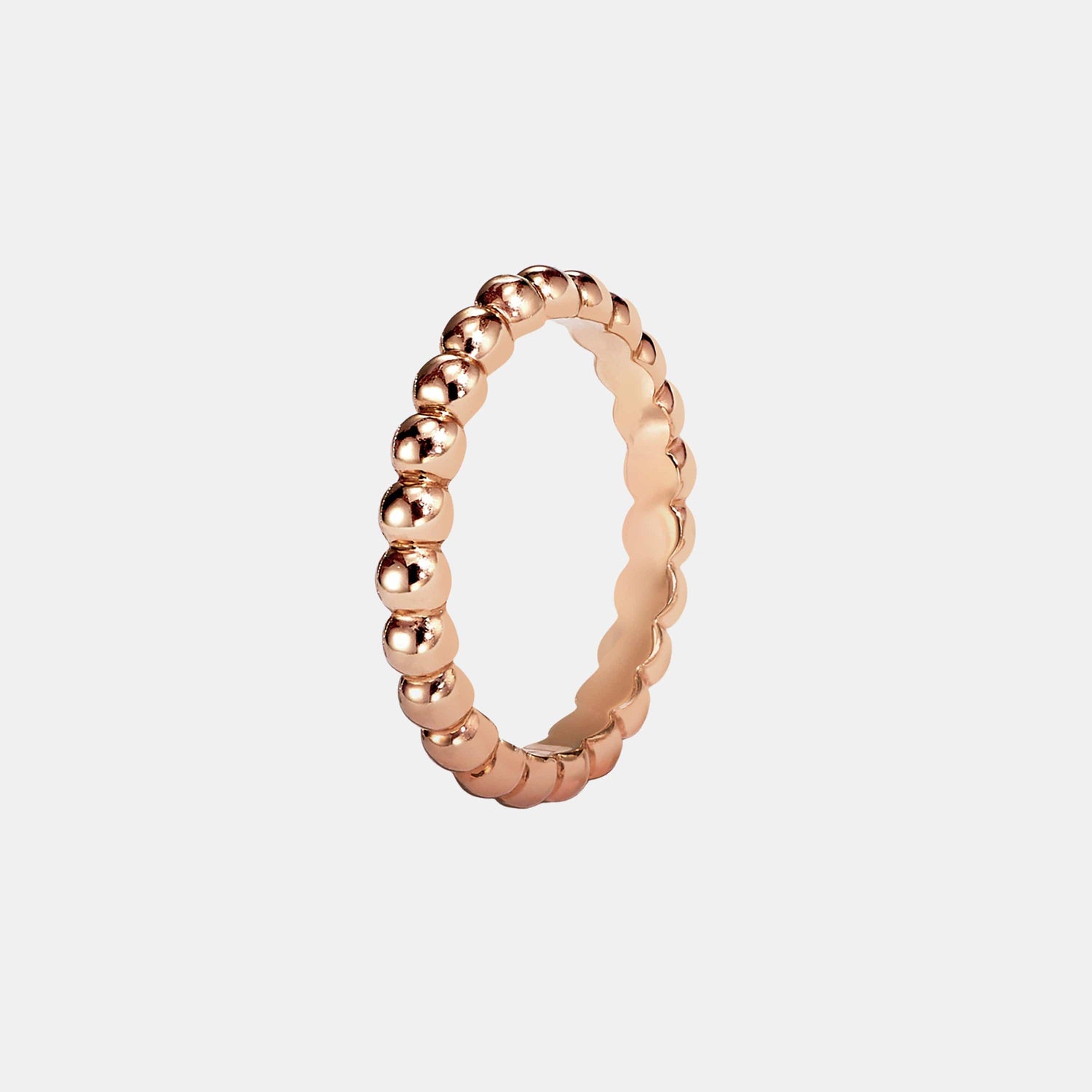 Bague Perlée Or rose  