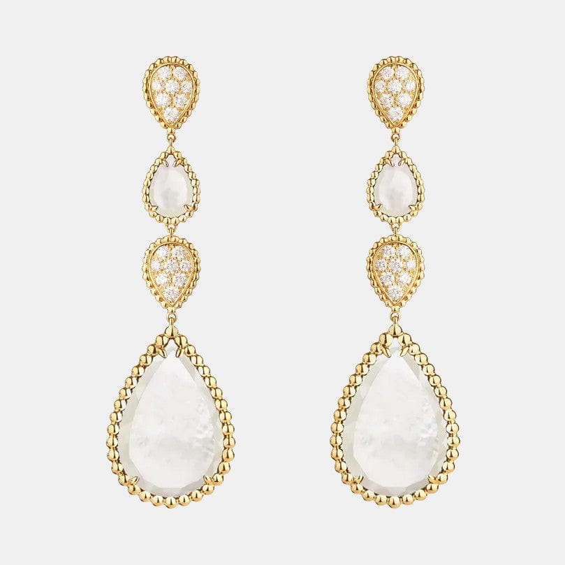 Boucles d'oreilles Serpent Bohème Or jaune Mixte 21.14ct Motif XS et L