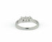 Bague Bague trilogie en or blanc 18 kt et diamants 0,43 ct 58 Facettes 7320