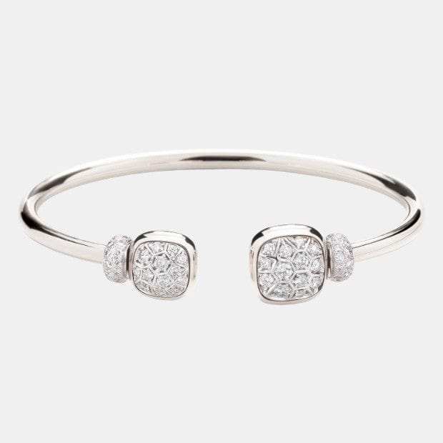 Bracelet Nudo Or blanc Topaze 6.5ct
