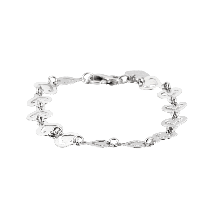 Bracelet O.J.PERRIN "Coeur Légendes" - Bracelet en or blanc 58 Facettes DDV7332-1