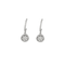 Boucles d'oreilles Boucles d’oreilles pendantes diamants or blanc 58 Facettes