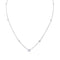 Collier Collier en or blanc 750 et diamants taille brillant 58 Facettes 32520