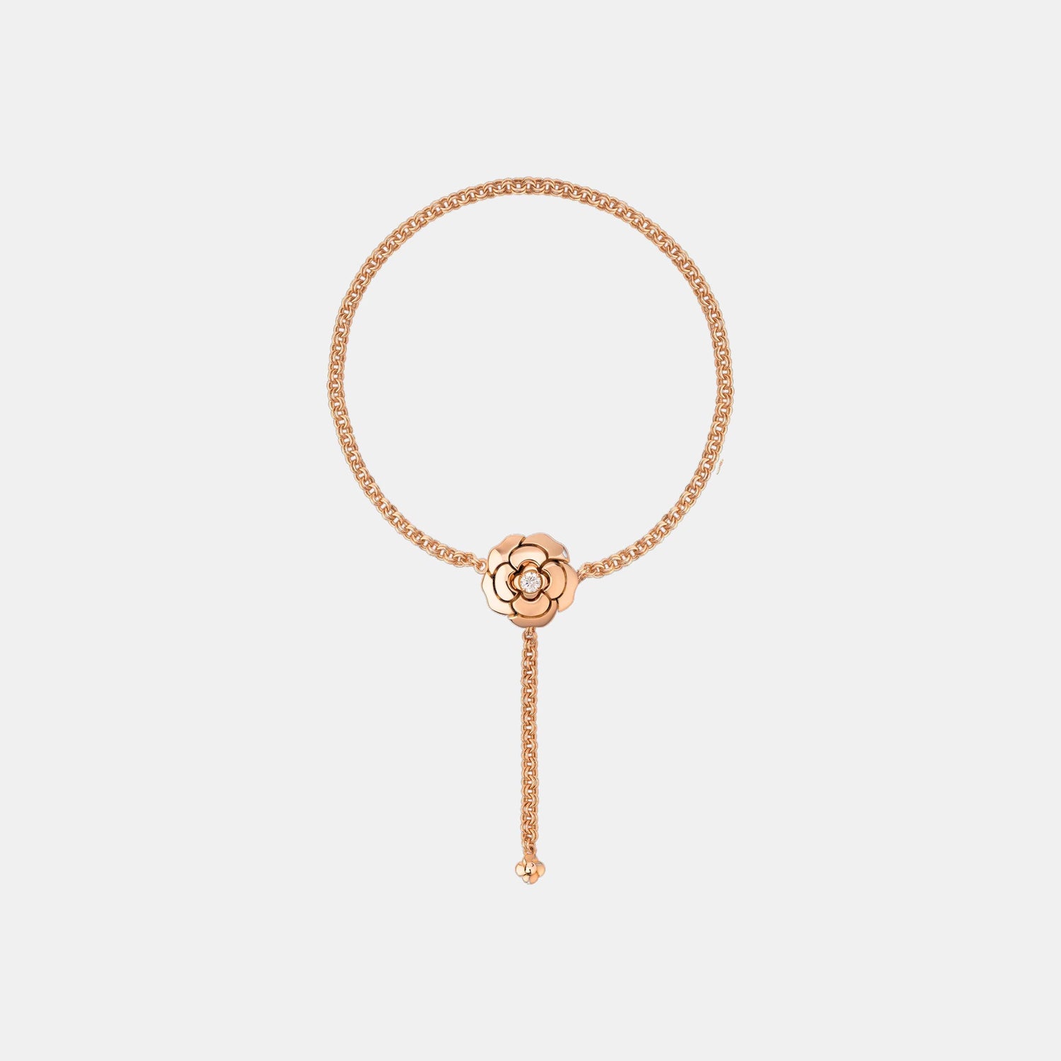 Bracelet Camélia Or rose Diamant