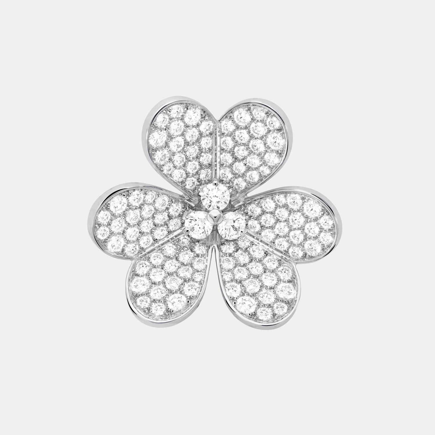 Pendentif Frivole Or blanc Diamant 2.47ct