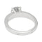 Bague 51 Bague solitaire en platine 950 avec diamant 1,52 ct et baguettes 58 Facettes 31937