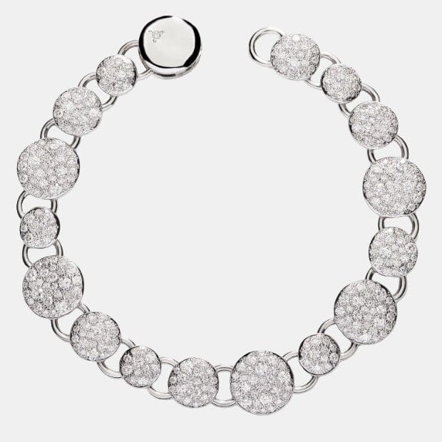 Bracelet Sabbia Or blanc Diamant 4.1ct
