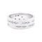 Bague 50 H.Stern Code - Bague bandeau en or blanc 750 sertie de diamants 58 Facettes 33586