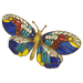 Broche Broche papillon or jaune émail 58 Facettes