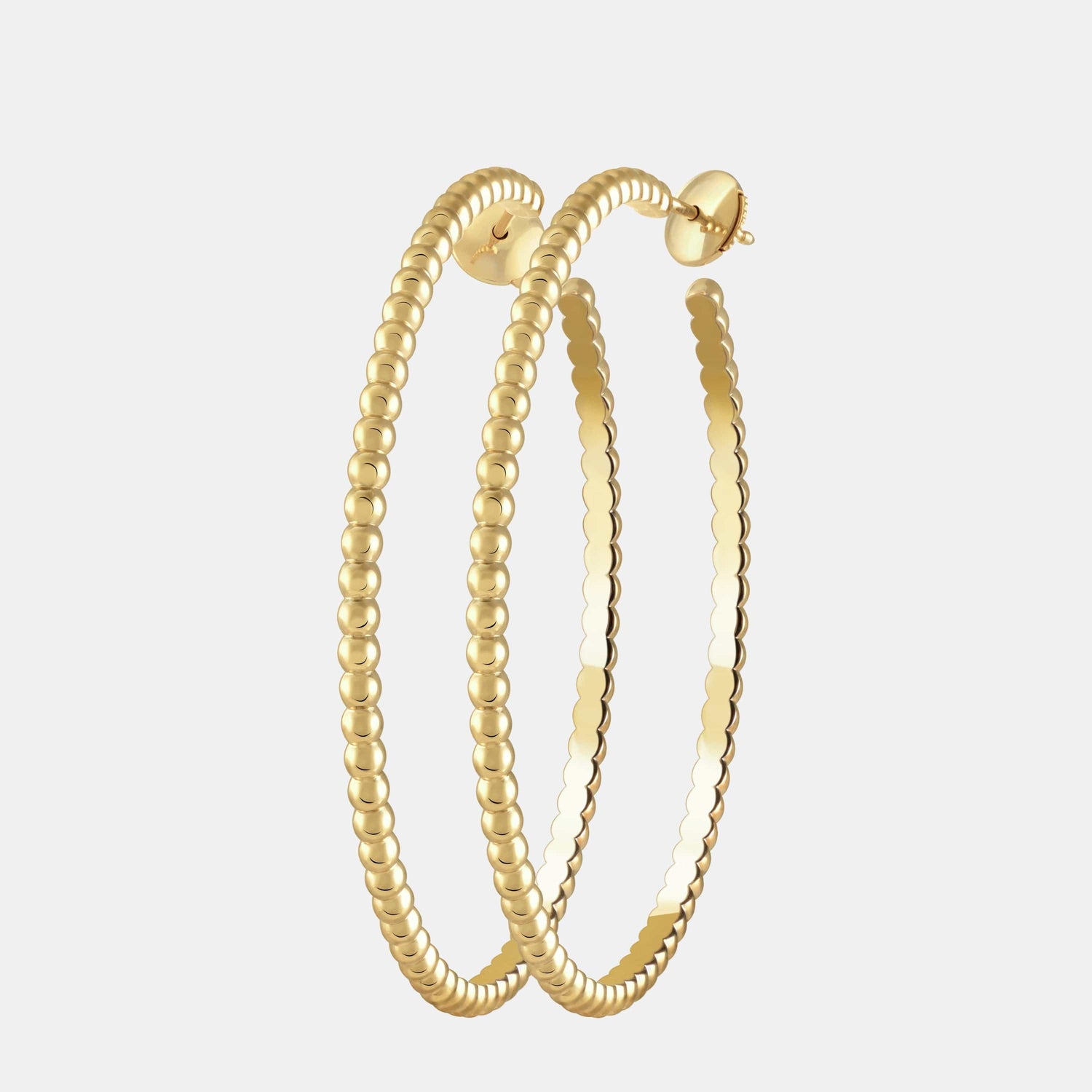 Boucles d'oreilles Perlée Or jaune  