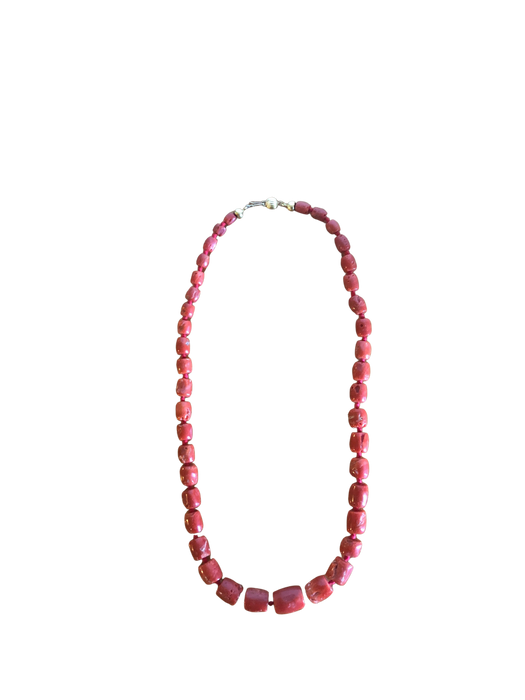 Collana in corallo rosso mediterraneo