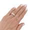 Bague 51 Chaumet Gioia - Bague jonc en or blanc avec diamant 58 Facettes 34584