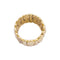 Bague 56 Bague en or jaune 18 carats pavée de diamants 58 Facettes 34470