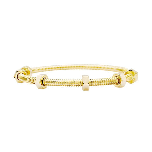 Bracelet Cartier Écrou - Bracelet jonc ouvrant en or rose 58 Facettes 35318