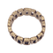 Bague 54 Bague vintage brutaliste ajourée en or jaune 18 carats 58 Facettes 34422