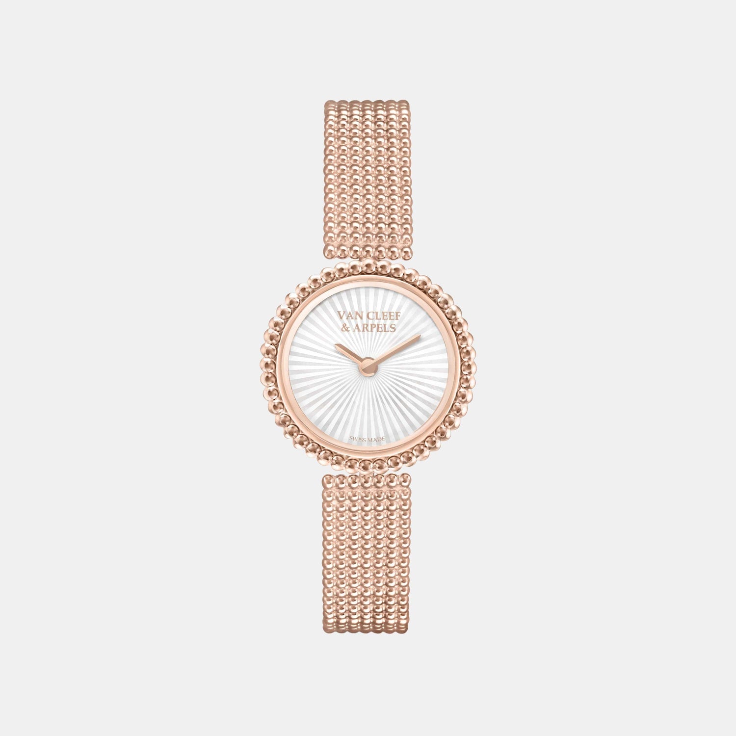 Montre Perlée Or rose Perle 