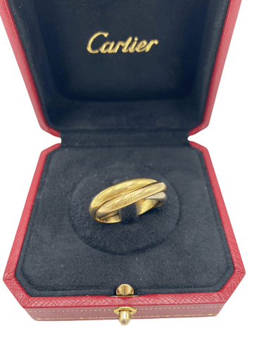 Bague 63 Cartier - Alliance Trinity 3 ors 58 Facettes 096425077421