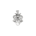 Pendentif Pendentif or gris motif nœud avec diamants 58 Facettes 230463