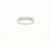 Bague Bague rivière - Anneau en or blanc 18 carats et diamants 0,56 ct 58 Facettes 8782