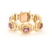 Bracelet Bracelet vintage en or 8 carats et quartz violet 58 Facettes 13762