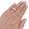 Bague 51 Chaumet Gioia - Bague jonc en or blanc avec diamant 58 Facettes 34584