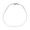 Bracelet Bracelet ligne en or blanc 750 serti de diamants taille brillant 58 Facettes 35336