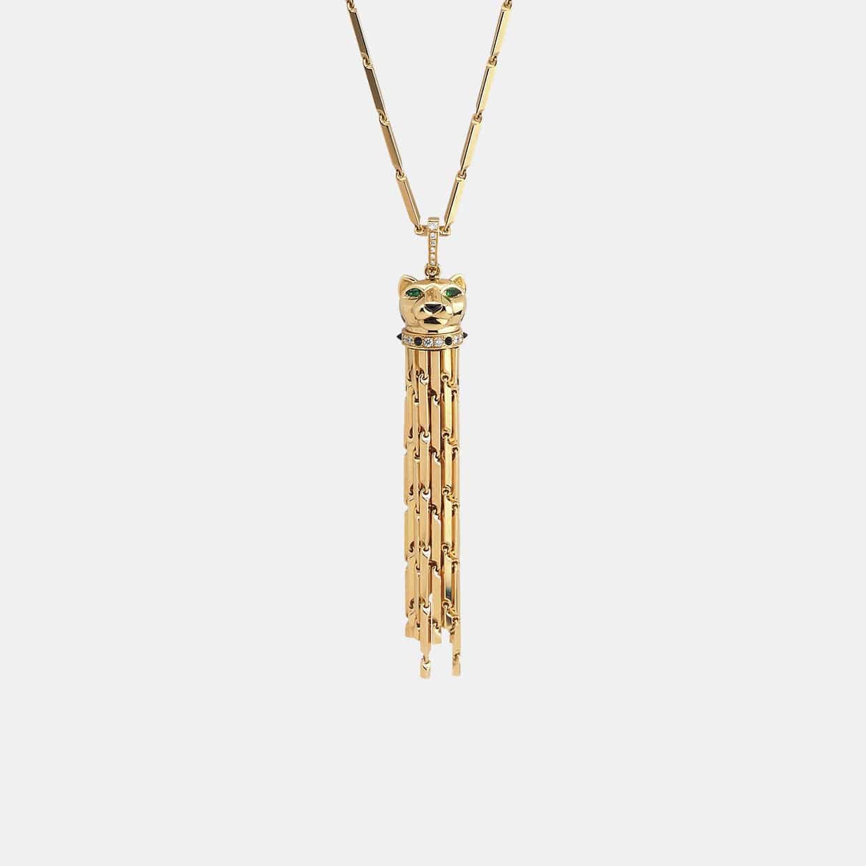 Collier Panthère Or jaune Diamant