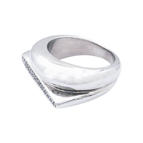 Bague 51 Fred Success - Bague en or blanc et diamants 58 Facettes 33441
