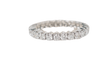Bague Alliance américaine en or blanc et diamants 1,30ct 58 Facettes