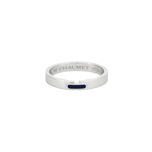 Bague 52 CHAUMET - Bague Liens Céramique bleue 58 Facettes