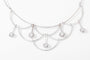 Collier Collier draperie en or gris et diamants 58 Facettes 1