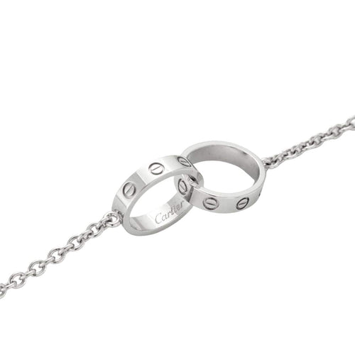 Collier CARTIER - LOVE BABY - Collier en or gris 58 Facettes DDV1125-2