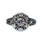 Bague 63 Bague Or blanc, diamants 58 Facettes