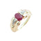 Bague Bague Rubis Diamants 58 Facettes AA 1618