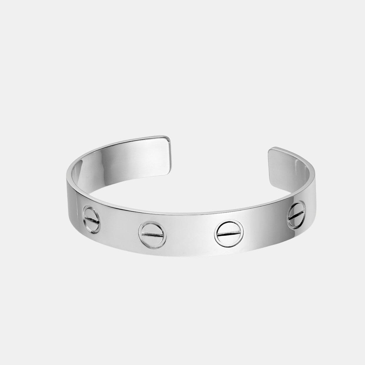 Bracelet LOVE Or Gris Largeur 9 mm