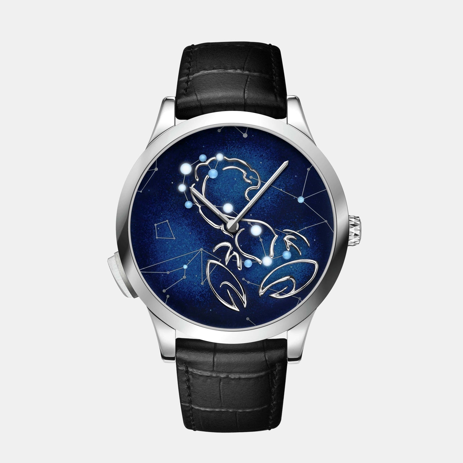 Montre Zodiaque Or blanc  