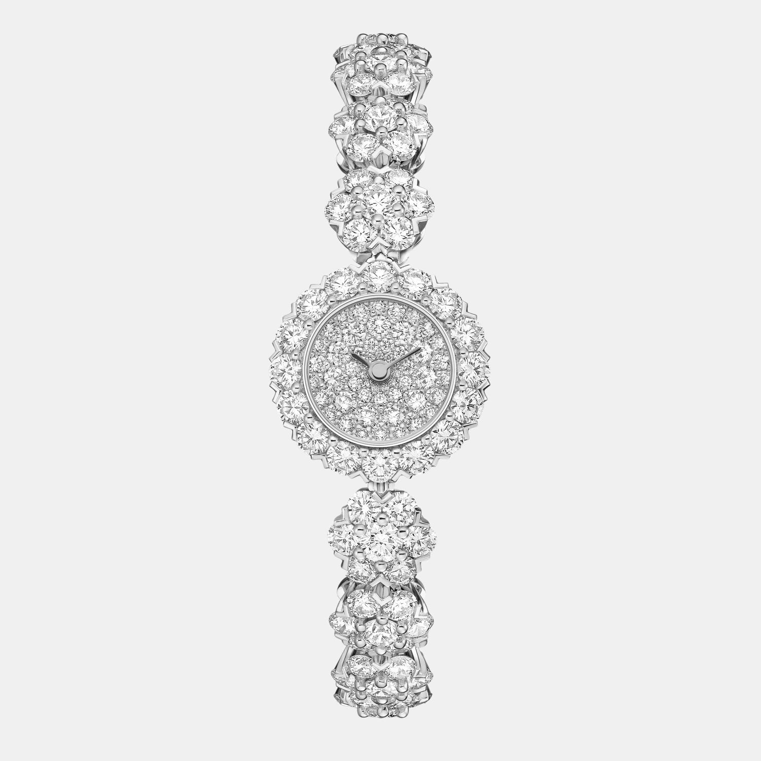 Montre Fleurette Platine Diamant 14.83ct