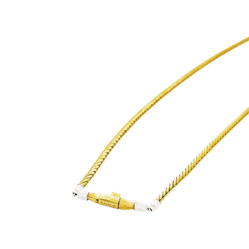 Collier Buccellati Valentina - Collier double cœur en or jaune et blanc, diamants 58 Facettes 35176