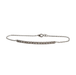 Bracelet Bracelet or blanc serti d’une barrette de diamants 58 Facettes