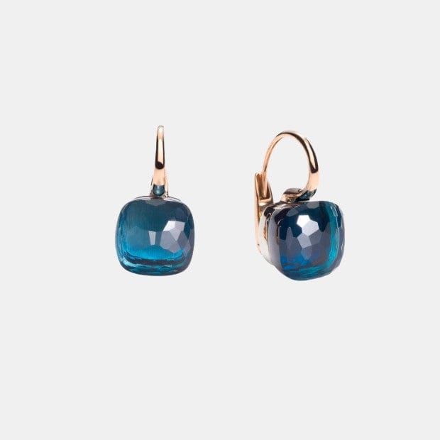 Boucles d'oreilles Nudo Or Topaze 18ct