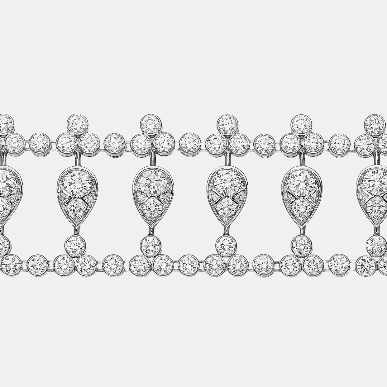 Bracelet Pluie de Cartier Or blanc Diamant