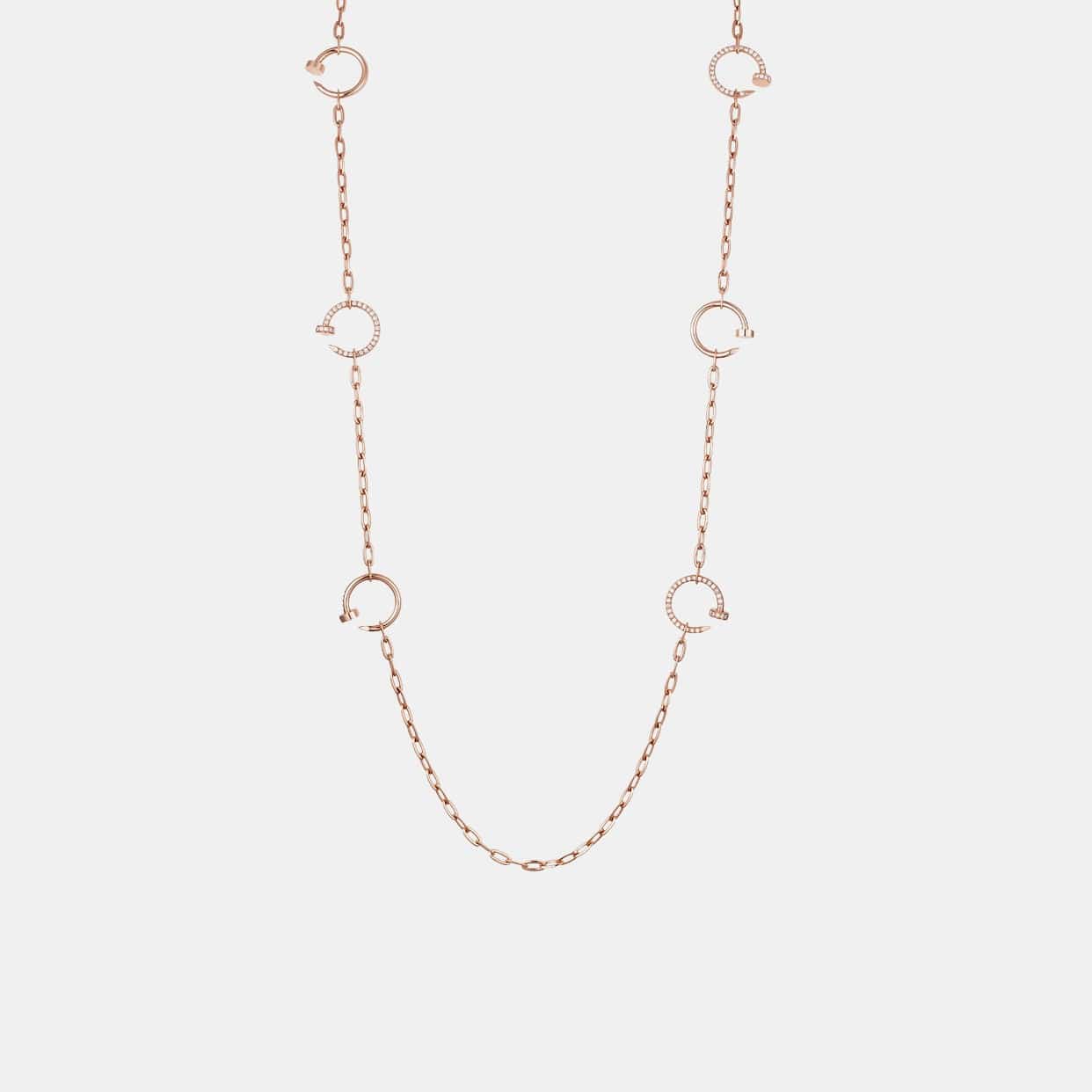 Collier Juste un Clou Or rose Diamant