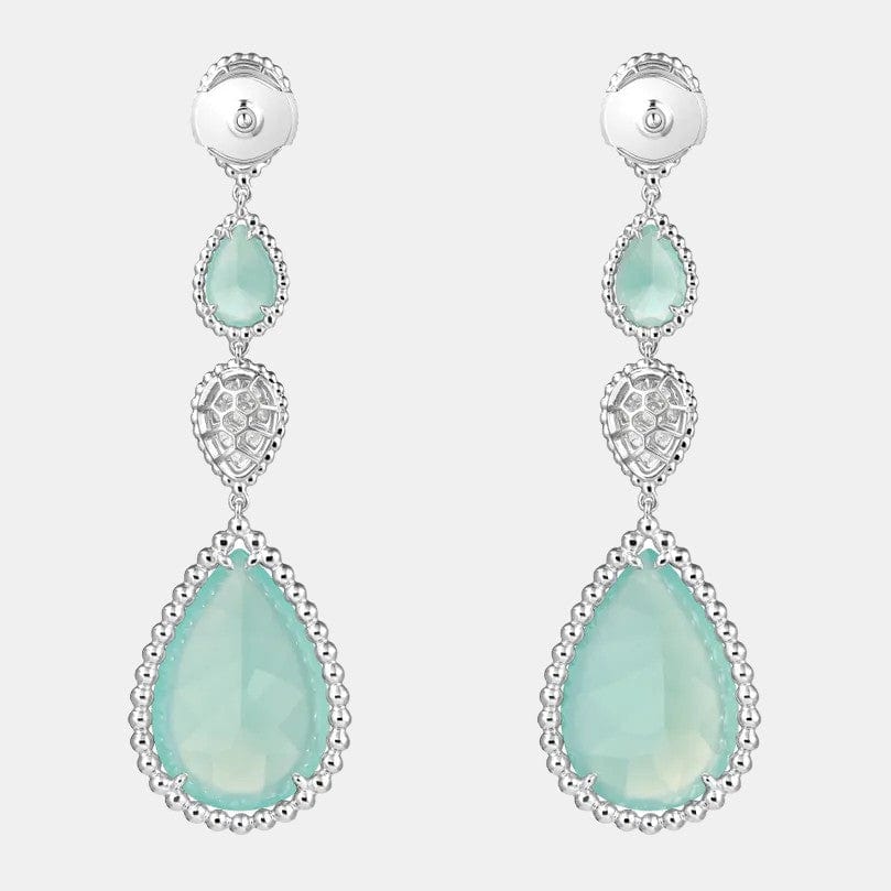 Boucles d'oreilles Serpent Bohème Or blanc Mixte 19.68ct Motif XS et L